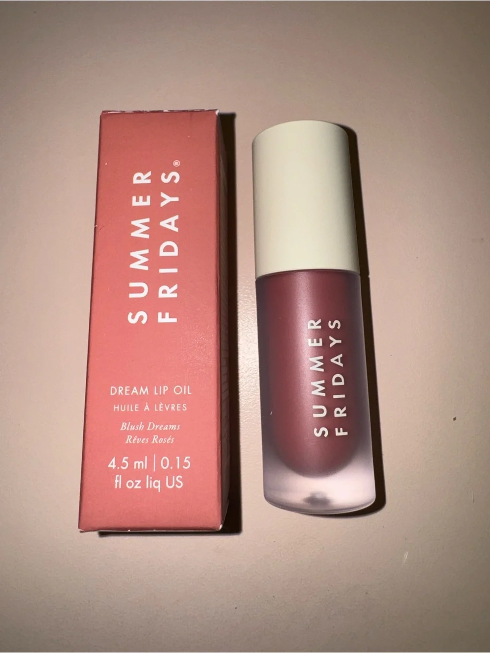 Summer Fridays Dream Lip Oil — Blush Dreams Pink